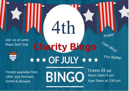 Charity Bingo!